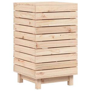 vidaXL vasket&oslash;jskurv 44x44x76 cm massivt fyrretr&aelig;