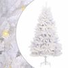 vidaXL Kunstigt juletr&aelig; 300 LED'er PVC og St&aring;l Hvid