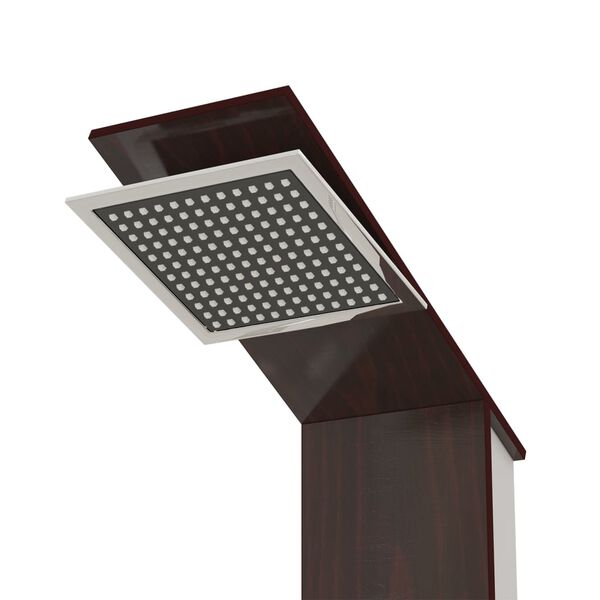 vidaXL brusepanel glas brun