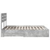 vidaXL Sengestel med skuffe med hovedg&aelig;rde Konstrueret tr&aelig;