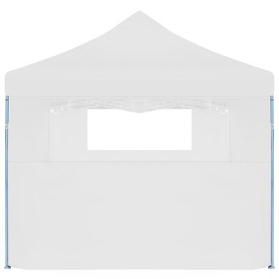 vidaXL foldbart pop op-festtelt med 5 sidevægge 3 x 9 m hvid