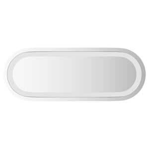 vidaXL LED badev&aelig;relsesspejl Transparent 40 x 15 cm h&aelig;rdet glas