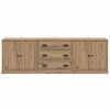 vidaXL Sideboards med skuffe 3 pcs Artisan Egetr&aelig; 70 x 35,5 x 67,5 cm