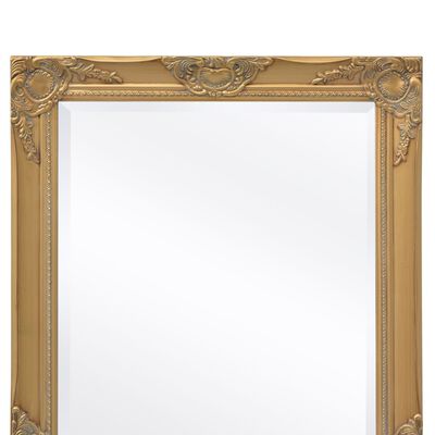 vidaXL vægspejl barok-stil 120 x 60 cm guld