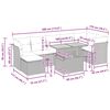 vidaXL sofas&aelig;t til haven 8 dele med hynder polyrattan sort