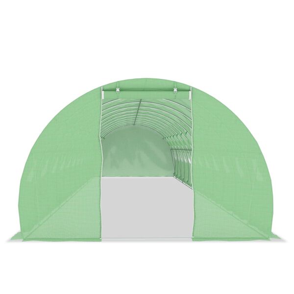 vidaXL drivhus 45 m&sup2; 18x3x2 m
