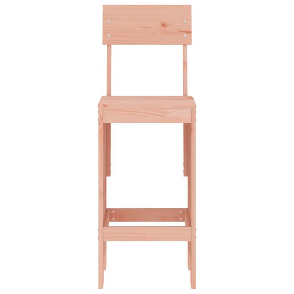 vidaXL barstole 2 stk. 40x48,5x115,5 cm massivt douglasgran