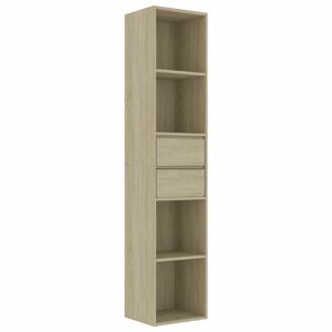 vidaXL bogreol 36x30x171 cm konstrueret tr&aelig; sonoma-eg