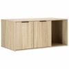 vidaXL Kattebur m&oslash;bel Sonoma-eg 100 x 49 x 45 cm Konstrueret tr&aelig;