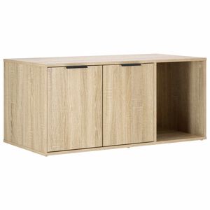 vidaXL Kattebur m&oslash;bel Sonoma-eg 100 x 49 x 45 cm Konstrueret tr&aelig;