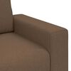 vidaXL 3-personers sofa 220x77x82 cm stof brun