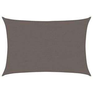 vidaXL solsejl 4x5 m 160 g/m&sup2; HDPE antracitgr&aring;