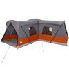 vidaXL Telt til 16 personer med tag Gr&aring; og orange 680 x 510 x 210 cm