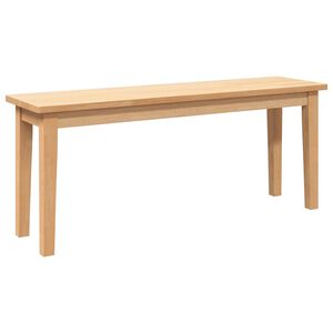 vidaXL b&aelig;nk 110 cm massivt gummitr&aelig;