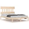 vidaXL sengeramme 120x190 cm massivt tr&aelig;