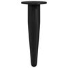 vidaXL M&oslash;belben 2 stk. Sort &Oslash; 40 x 98 mm Jern