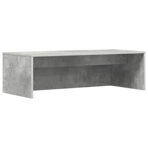 vidaXL V&aelig;gh&aelig;ngt skrivebord Beton Gr&aring; Konstrueret tr&aelig; 100 x 45 x 30 cm