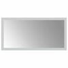 vidaXL LED badev&aelig;relsesspejl Transparent 40 x 20 cm h&aelig;rdet glas