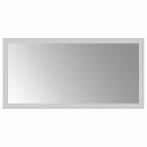 vidaXL LED badev&aelig;relsesspejl Transparent 40 x 20 cm h&aelig;rdet glas