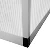 vidaXL forst&aelig;rket drivhus med bundramme 4,6 m&sup2; aluminium