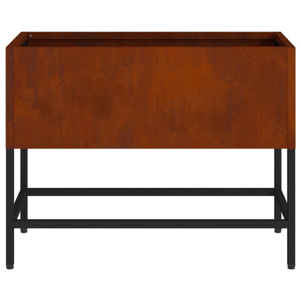 vidaXL H&aelig;vet haveplante Rusten 60 x 26 x 45 cm Cortenst&aring;l