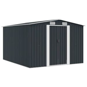 vidaXL haveskur 257x298x178 cm metal antracitgr&aring;