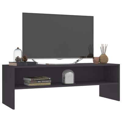 vidaXL tv-bord 120x40x40 cm konstrueret træ grå