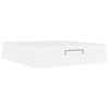 vidaXL Sengeramme med madras Andet 2 stk. Hvid PVC
