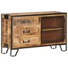 vidaXL sk&aelig;nk 100x31x60 cm massivt ru mangotr&aelig;