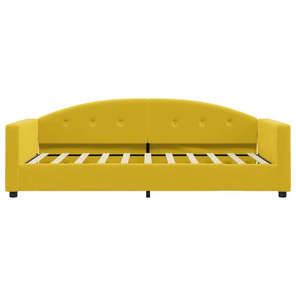 vidaXL daybed 80x200 cm velour gul