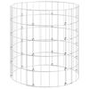 vidaXL gabions&oslash;jle &Oslash;50x50 cm galvaniseret st&aring;l rund