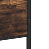vidaXL sengeramme uden madras 80x200 cm metal røget egetræsfarve