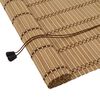 vidaXL Rullegardin Naturlig og Brun 50 x 220 cm Bambus