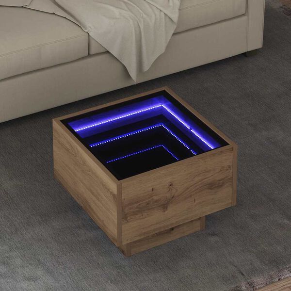 vidaXL Sofabord artisan eg 40 x 40 x 30 cm Konstrueret tr&aelig;