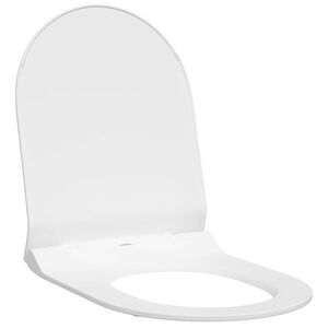 vidaXL Toilet s&aelig;de Indstillelig Hvid 50 x 36,5 x 5 cm Polypropylen