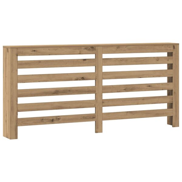 vidaXL radiatorskjuler 175x20x82 cm konstrueret tr&aelig; egetr&aelig;sfarve