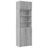 vidaXL skab 70x42,5x225 cm konstrueret tr&aelig; gr&aring; sonoma-eg