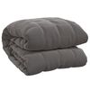 vidaXL tyngdet&aelig;ppe 200x225 cm 9 kg stof gr&aring;