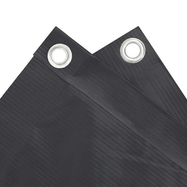 vidaXL altanafsk&aelig;rmning 400x90 cm PVC antracitgr&aring;