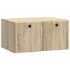 vidaXL V&aelig;gh&aelig;ngt TV-skab 59,5 x 41 x 30 cm Sonoma-eg Konstrueret tr&aelig;