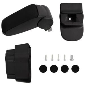 vidaXL bilarml&aelig;n til OPEL CORSA D (2007-2014) sort 12x37x(31-48) cm ABS