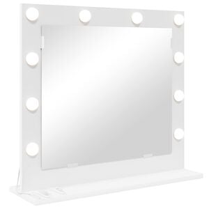 vidaXL Vaskeskab Spejl Hvid 60 x 55 x 18 cm Glas og Konstrueret tr&aelig;