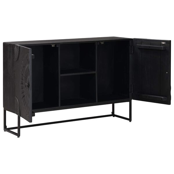 vidaXL Sideboard Sort 105 x 30 x 68 cm