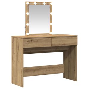 vidaXL Kl&aelig;deskab Artisan Egetr&aelig; 100 x 40 x 130 cm Konstrueret tr&aelig;