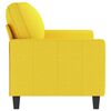 vidaXL 2-personers sofa 140 cm stof lysegul