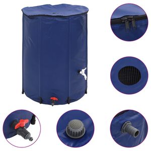 vidaXL vandtank med hane sammenfoldelig 750 l PVC