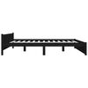 vidaXL sengeramme med skuffer 180x200 cm Super King sort