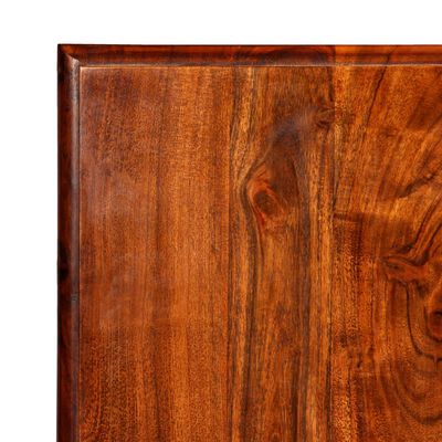 vidaXL sofabord 200x100x76 cm massivt træ honningfarvet finish