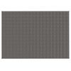 vidaXL tyngdetæppe 135x200 cm 6 kg stof grå