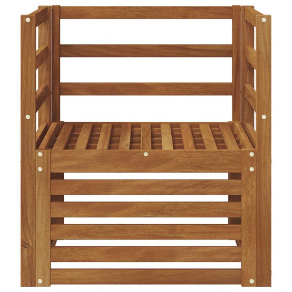 vidaXL Udend&oslash;rs sofagruppe Naturfarvet 67 x 63 x 73 cm